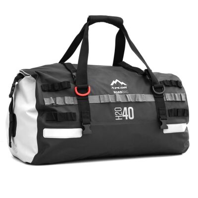 Válec X-PLOR ROADBAG 40L voděodolný, černý/bílý